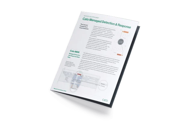 Cato Managed Threat Detection and Response (MDR)